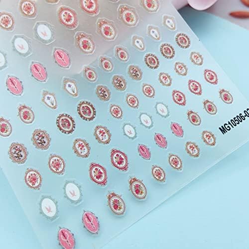 Estilo japonês nova tecnologia textura de qualidade adesivos de unhas lisos bohemia graves luminosos de unhas