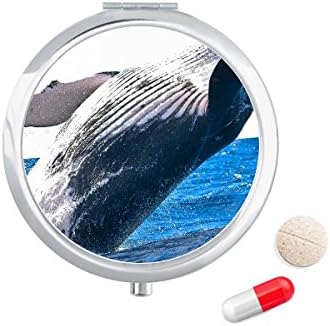 Organismo marinho baleia Ocean Animal Case Pocket Medicine Storage Caixa de contêiner Dispensador