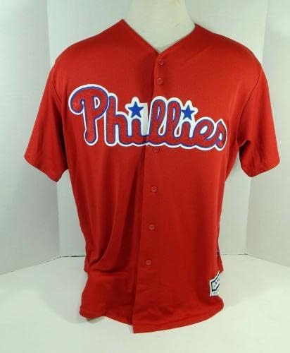 Philadelphia Phillies Nick Fanti 64 Game usou Red Jersey Ext St XL 007 - Jerseys MLB usada no jogo