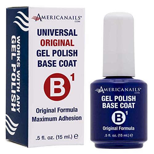 Americanils B1 Gel Polish Base Casat - Fórmula original de cura dupla para adesão máxima, duradouro,