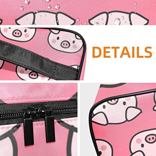Porco Animal Pink Travel Saco de maquiagem Bolsa de caixa de armazenamento de casos de caixa de marcenaria