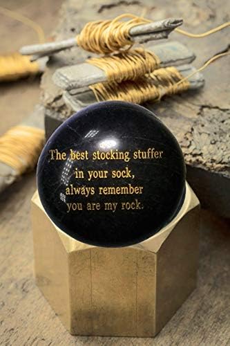O melhor stuffer de meia em sua meia, lembre -se sempre, você é minha pedra, rocha gravada