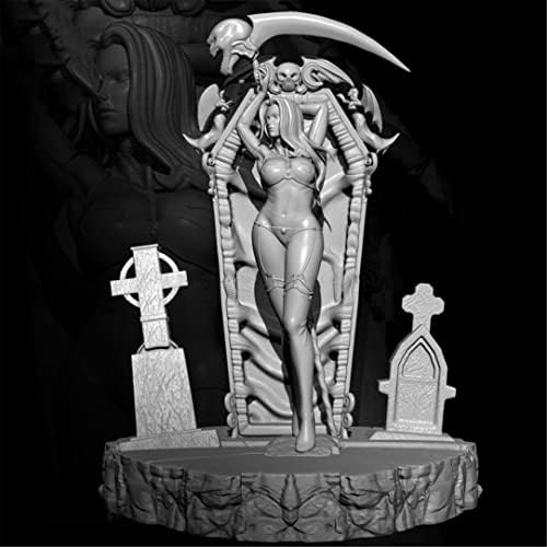 Etriye 1/24 Ancient Fantasy Hell Woman Warrior, RESINA CARACHADOR DIE Modelo elenco // IK0285
