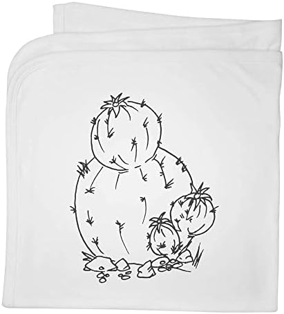 Azeeda 'Cactus' Cotton Baby Blain/Shawl