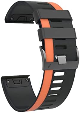 EEOMOIK Sport Silicone Watch Band Pulp Screp para Garmin Fenix ​​7x 7 6x 6 Pro 5x 5 mais 3 3HR 935 945