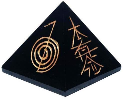 Sharvgun turmalina pirâmide reiki cura símbolos de cristal gerador de energia presente espiritual presente