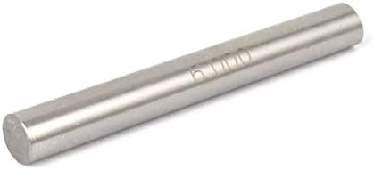 X-Dree 6,00 mm x 50mm GCR15 Haste cilíndrica Ferramenta de medição do orifício do medidor (6,00 mm x 50mm