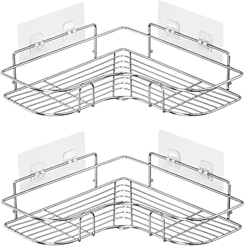 DVTEL Aço inoxidável Rack de canto de cozinha Banheiro de armazenamento rack de armazenamento espessado rack