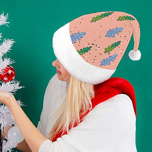 Natal Papai Noel, plantas de água chapéu de férias de natal para adultos, Unisex Comfort Hats Christmas Hats