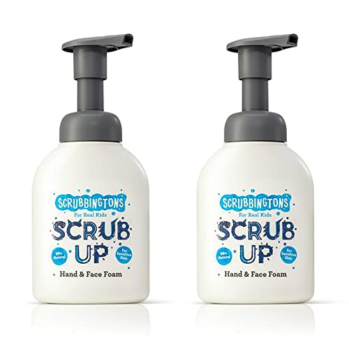 Scrubbington Scrub Up Up Foaming Hand & Face Wash Refil Bolsa, para a pele sensível 2 x 200ml
