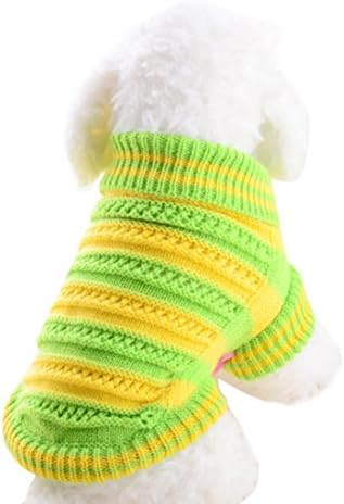 Mikey Store Knit Dog Capuz Sweater Casa de cachorros roupas pequenas roupas quentes