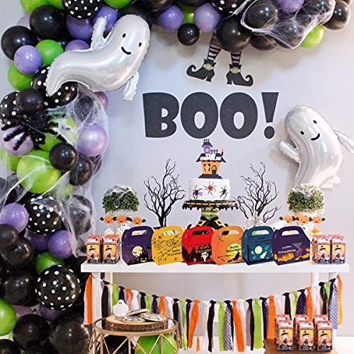 CIEOVO 24 PACK HALLOWEEN Party Goodie Gift Boxes, Halloween Trick ou Treat Paper Boxes Boles para Halloween