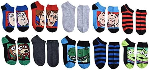 Toy Story Boys '10-Pack No Show Socks