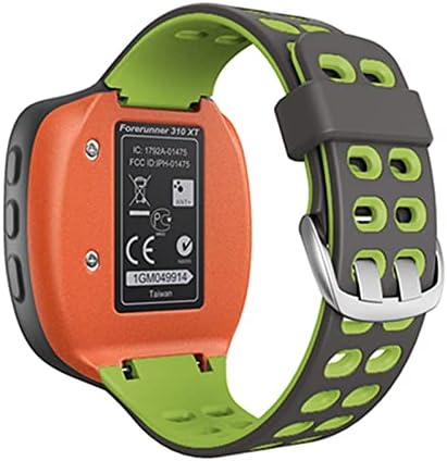 Ganyuu colorido Sport Silicone Watch Band para Garmin Forerunner 310xt Watch Substitui Watch Strap