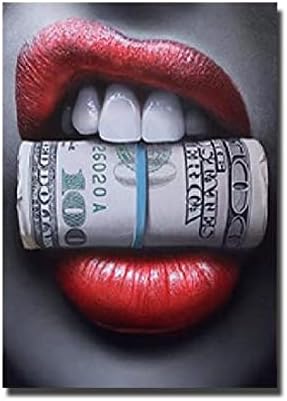 Ty2020 Red Lips Series: 【Bite】 -Spray Pintura Core Moderno Moderno Sexy Lips Red Lips Nórdicos Decoração