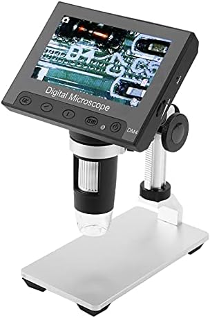 Aoutecen Digital Linente, microscópio eletrônico DM4 com cabo USB para verificação industrial de