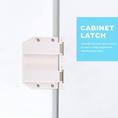 Compates abertos de 4pcs para liberar cozinha de fechamento dupla para travas Catch toque touch push armário