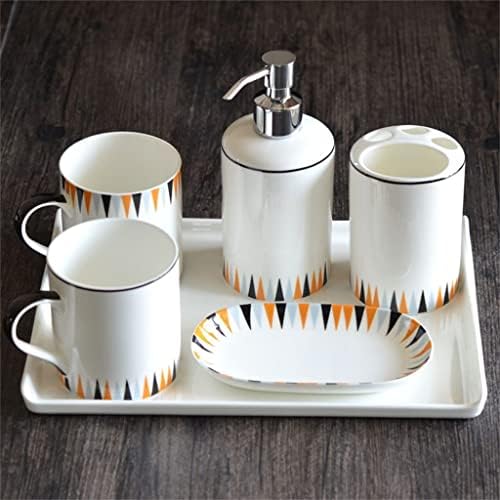 BKDFD Copo de escovação conjunto de banheiro cerâmica conjunto de banheiro china suprimentos de banheiro