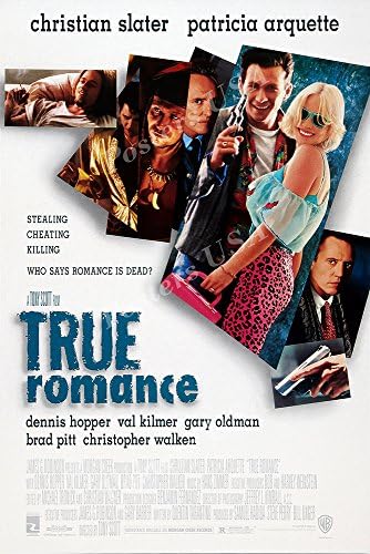 Cartazes EUA True Romance Filme Poster Glosterin Finish - Fil181)