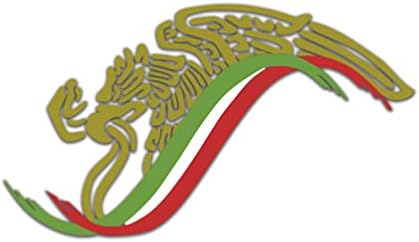 Decalque México Escudo Aguila Janela de Vinil Vinil Vinil adesivo Gobierno de Mexico Eagle 7 em