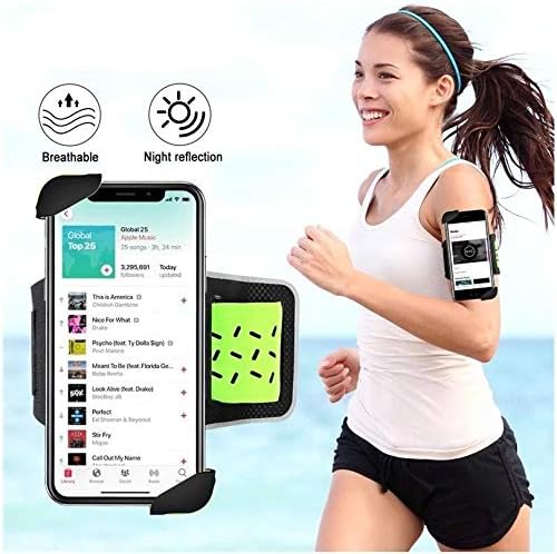 Coldre para iPhone 6 - Braçadeira Flexsport, braçadeira ajustável para treino e correr para o iPhone 6,