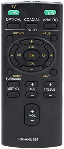RM-ANU159 Substituição de controle remoto para sistemas de áudio Sony RM-ANU159 Remoto Remote HT-CT60/C SA-CT60