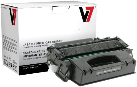 V7 THK27553JPX Remanufacured Extended Hield Toner Cartidge para HP Q7553X - 7000 Página Rendimento