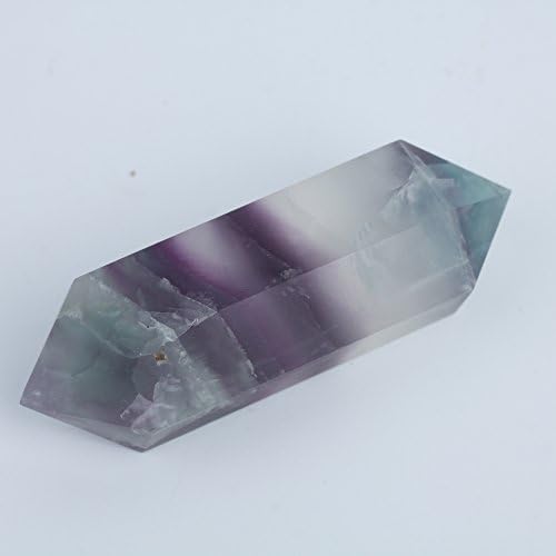 Cristais naturais de Hongjintian Rock Reiki Healing Fluorite Points / Crystal Wand 2.12 polegadas