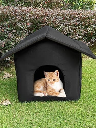 Longlasting Dog House ao ar livre casas de gato de gato dobrável abrigo de animais de estimação espessada