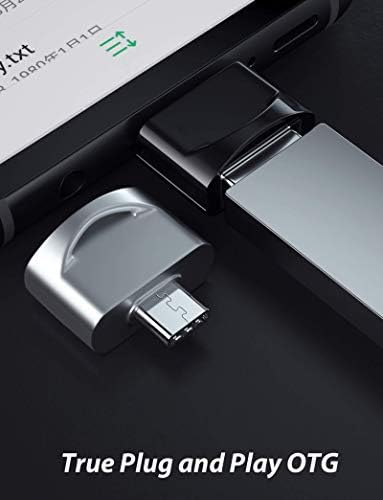 Tek Styz USB C feminino para USB Adaptador masculino compatível com seu Xiaomi Note 7 Pro para OTG com o carregador