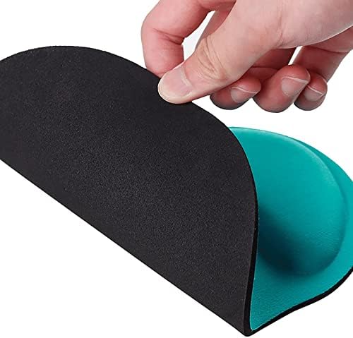Almofada de mouse de espuma de memória confortável com suporte ao pulso e almofada