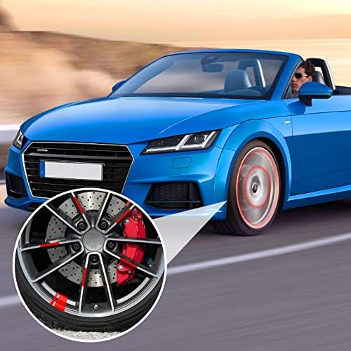 12 PCs Rim Wheel Decals Stripes Sport emblema de adesivos reflexivos Decalques automotivos para rodas