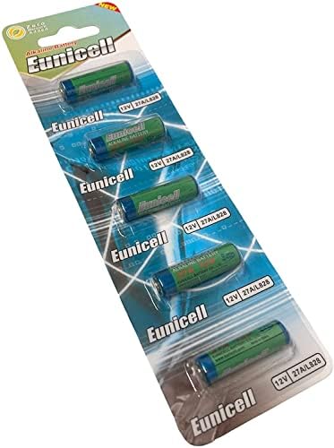 5 Eunicell 27A / L828 / A27 12V Bateria alcalina Lima de validade longa 0% de mercúrio