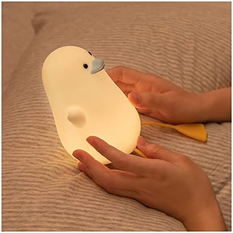 Zahika Nursery Duck Night Light, lâmpada fofa de silicone para crianças, Silicone Kids Berçário Nightlight
