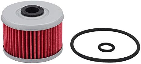 Tvent 3 Packs HF113 Oil Filter 15412-HM5-A10 with O-Rings Fit for ATC250ES ATC350X TRX250 TRX300 TRX350