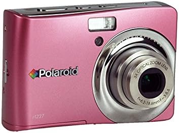 Câmera digital Polaroid CIA-1237PC 12 MP com zoom óptico 3x, rosa