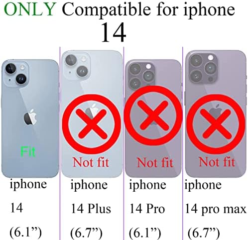 Caso magnético de Weonmov para iPhone 14 Case para homens [Compatível com MagSafe], Carinha