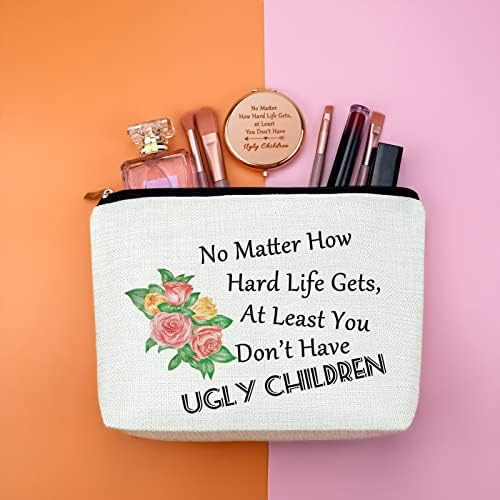 Presente da mãe da filha Sone Makeup Bag Funny Mothers Day Gifts Bolsa de cosméticos Obrigado presente