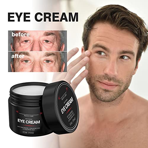 Seu bom produto de pele, os olhos do olho masculino dilui linhas finas e círculos escuros hidratam e aperta a pele ao redor dos olhos para os olhos.