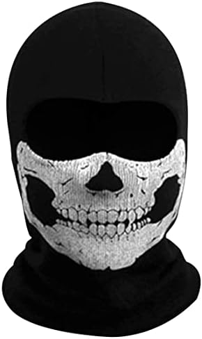 Call of Balaclava Duty Máscara Fantasma de Máscara Facial de Máscara de Esqueleto de Bicicleta de Esqui Facial