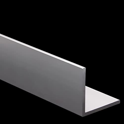 Ângulo de alumínio mssoomm 25 mm x 25 mm x 1000 mm de comprimento de 3 mm de espessura 10pcs, 10 pacote 1 x