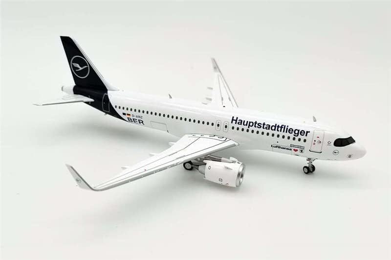 Jfox para Airbus A320-271n Lufthansa D-Ainz com Stand Limited Edition 1/200 Aeronave Diecast Modelo pré-construído