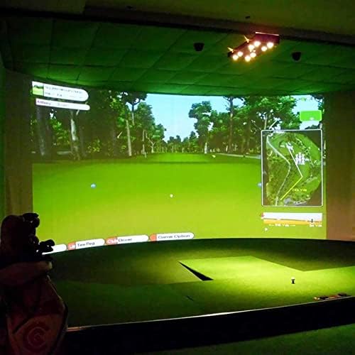 Liruxun Golf Ball Simulator Impact Exibição Tela de projeção Projeção de pano branco de tecido de pano