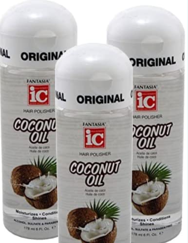 Fantasia IC Polhero de cabelo de 6 onças de óleo de coco