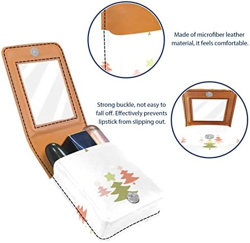 Caixa de batom Oryuekan com espelho bolsa de maquiagem portátil fofa, bolsa cosmética, desenho animado de