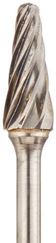Cobra Carbide 11314 Micro Grain Sólido Cone de cone sólido Cone Burr com extremidade do raio, corte de