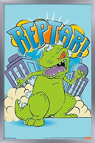 Trends International Nickelodeon Rugrats - Reptar Wall Poster, 22.375 x 34, versão sem moldura