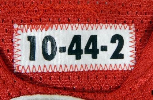 2010 SAN FRANCISCO 49ers Michael Lewis 32 Jogo emitido Red Jersey 44 DP30916 - Jerseys não assinados da