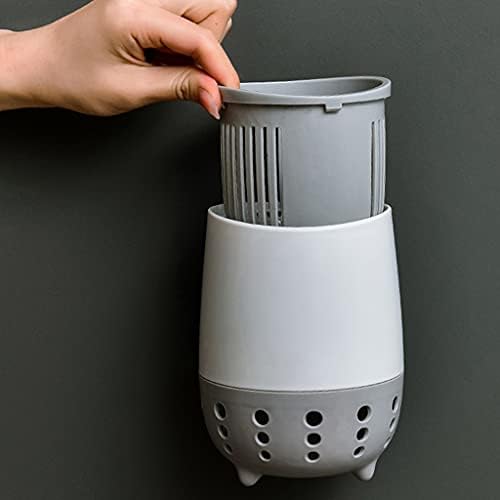 Escova de vaso sanitário stand stand pincel e suporte 360 ​​° sem morto ângulo de ângulo de ângulo de vaso