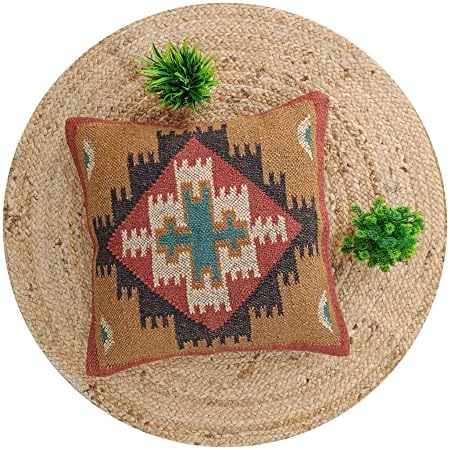 Estrela do comércio designer indiano Kilim Cushion Cover Decorativo luxuoso fazenda Caixa de travesseiro